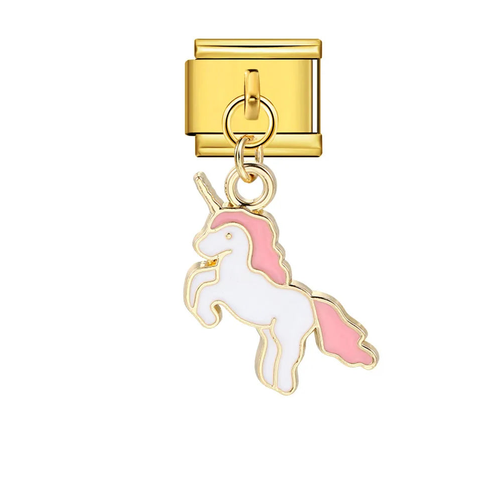 Unicorn Pendant Italian Charm 541