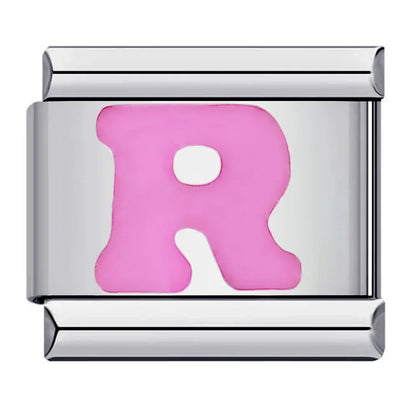 Pink 26 English Letters