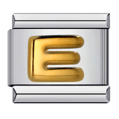 Gold Color 26 English Letters 007