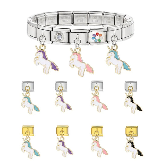 Unicorn Pendant Italian Charm 541