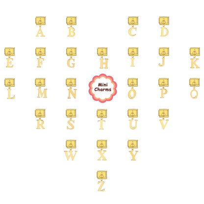 Gold Color Pendant 26 English Letter 520