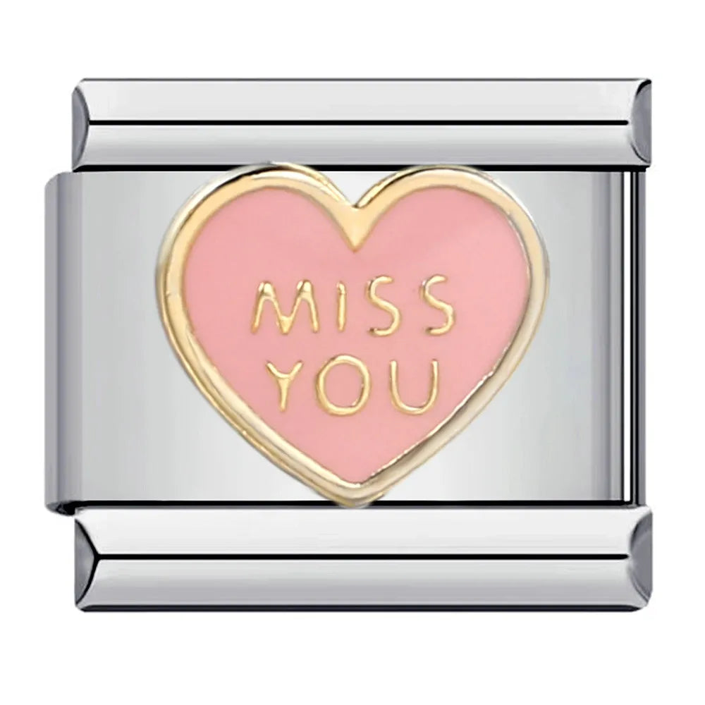 Heart Italian Charm Link 331