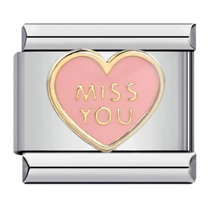Heart Italian Charm Link 331