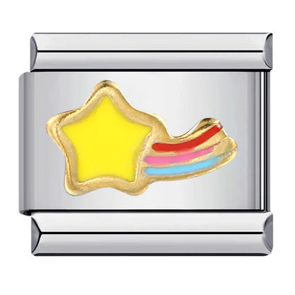 Star Italian Charm Links 107