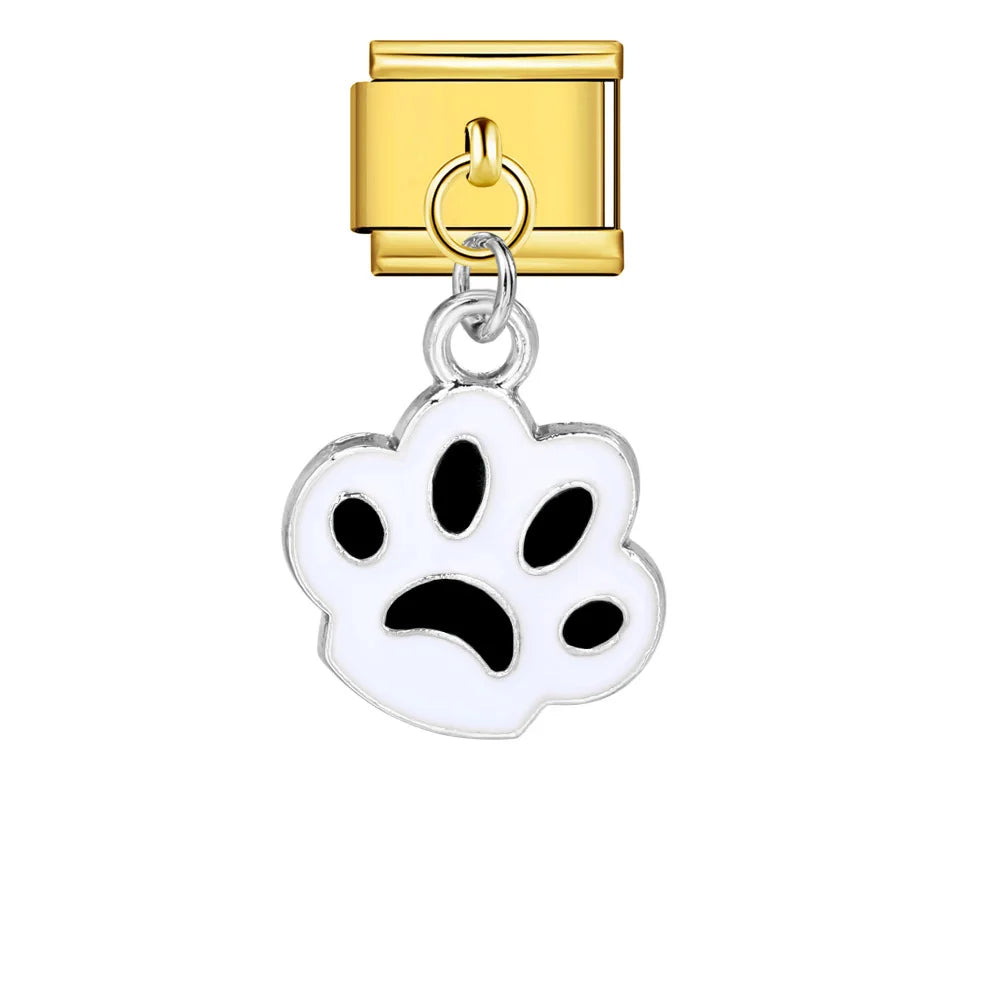 Paw Print Italian Charm 579