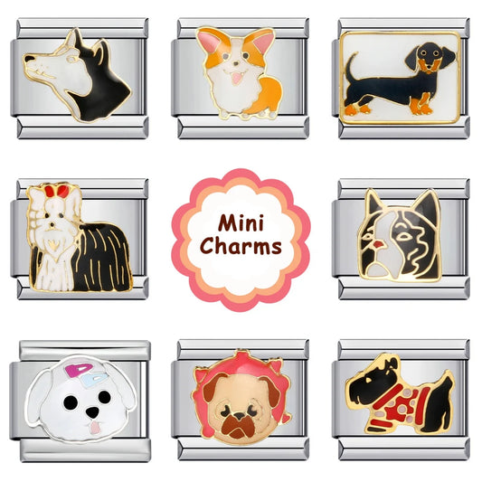 Dogs Italian Charm Link 194