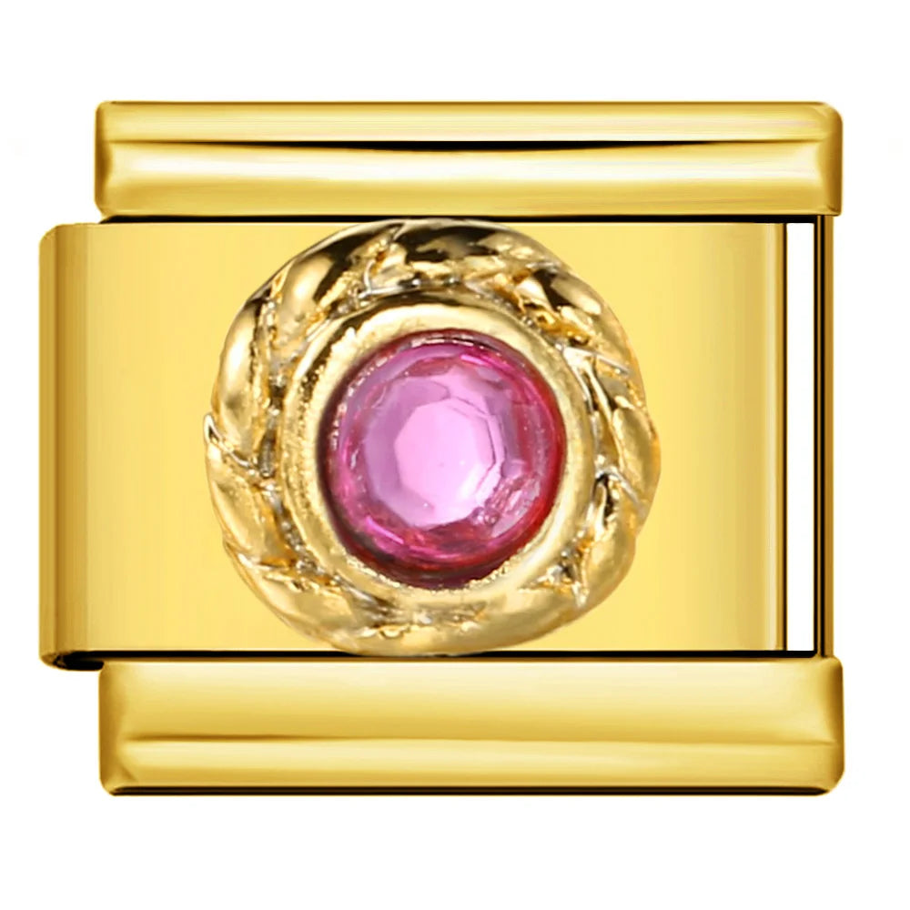 Round Italian Charm Links 160