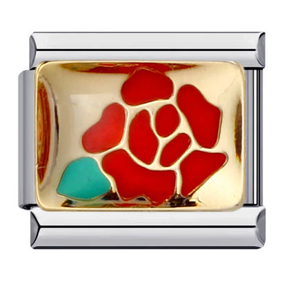 Flower Italian Charm Links 073