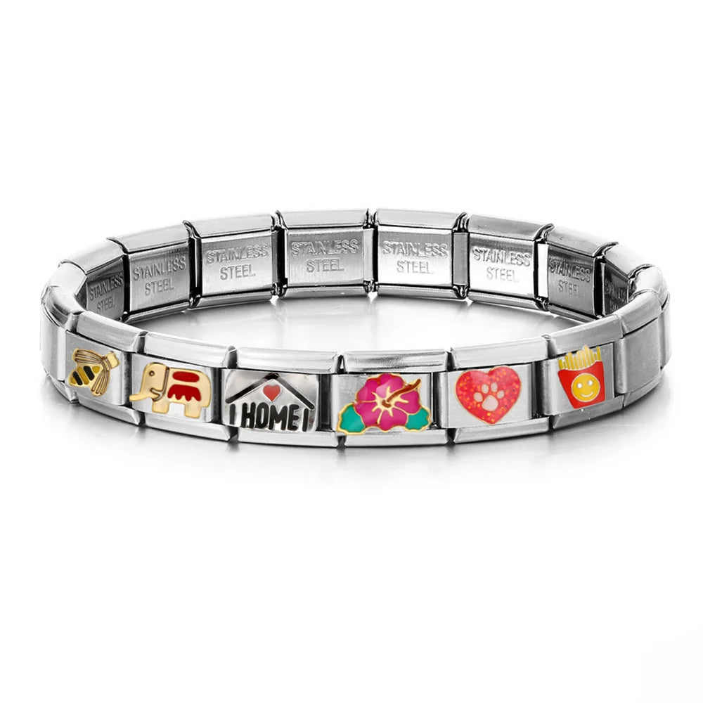 Animal Italian Charm Links 074