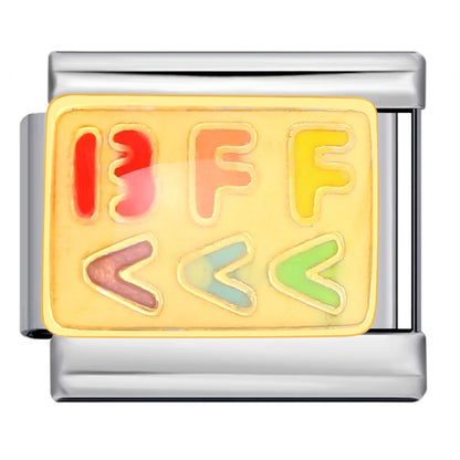 Words Italian Charm Link 346