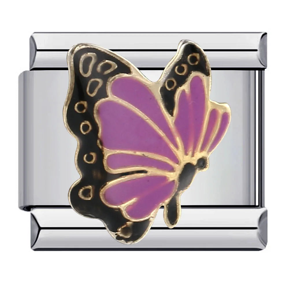 Butterfly Italian Charm Links 099