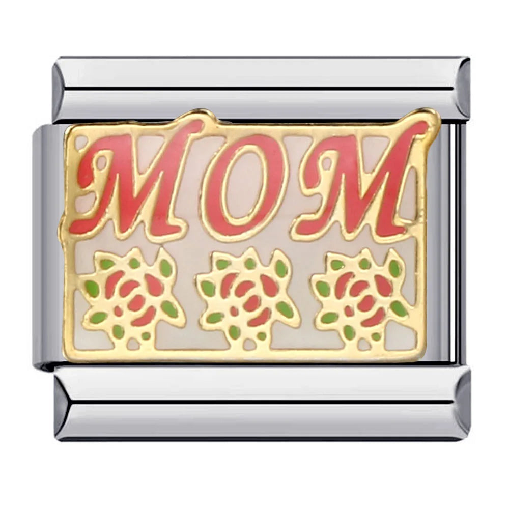 Words Italian Charm Links 072