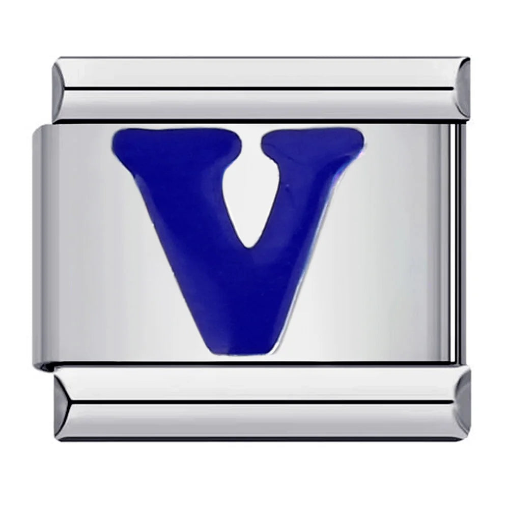 Blue Color 26 English Letters 002