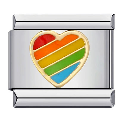 Rainbow Italian Charm Links 151