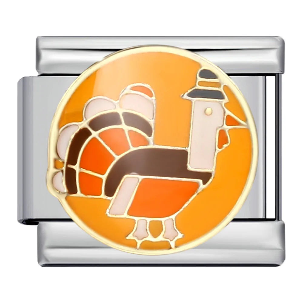 Thanksgiving Italian Charm Link 188