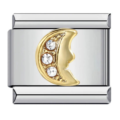 Star Moon Sun Italian Charm 172