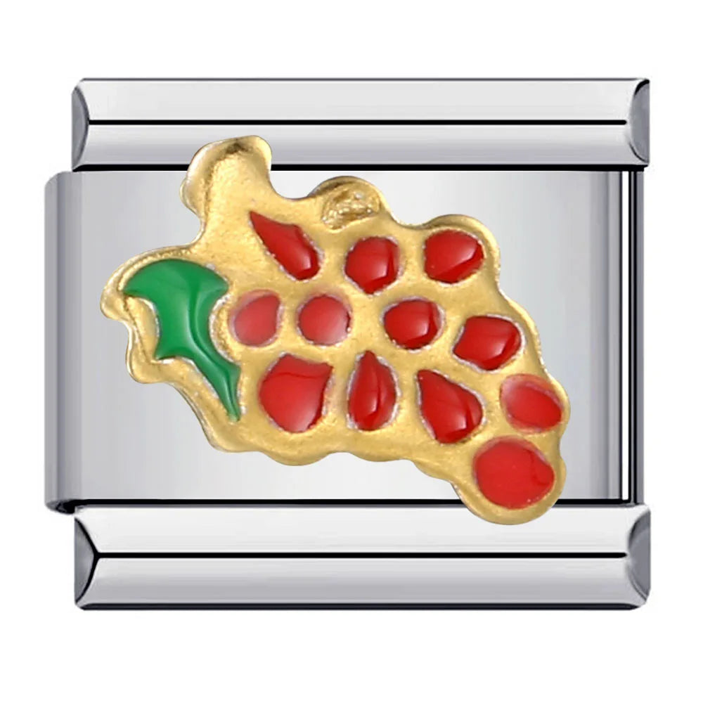 Cherry Italian Charm Link 324