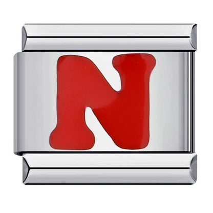 Red Color 26 English Letters 016