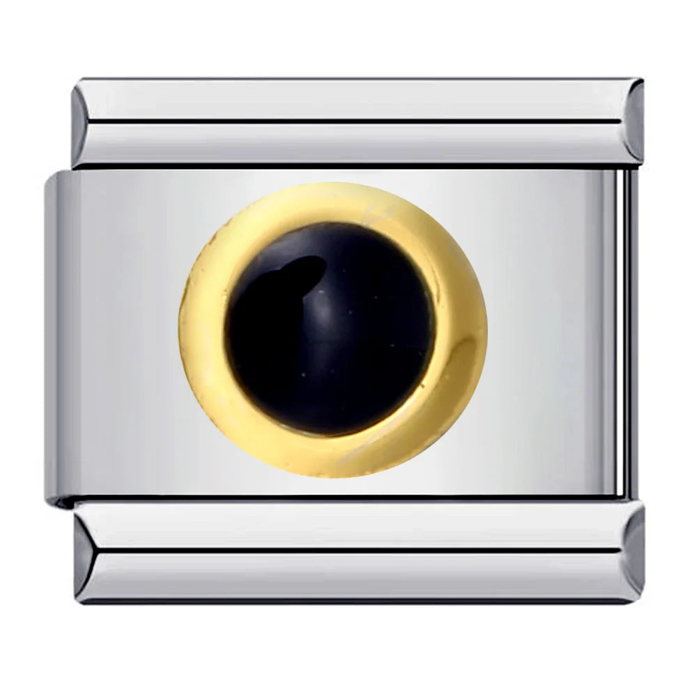 Black Italian Charm Links 318