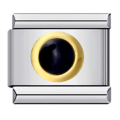 Black Italian Charm Links 318