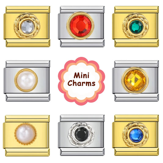 Round Italian Charm Links 118
