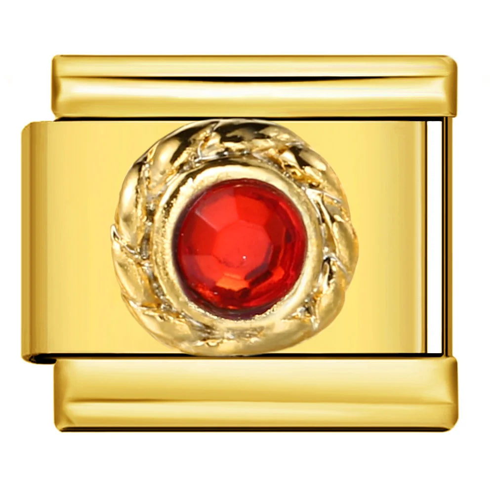 Round Italian Charm Links 160