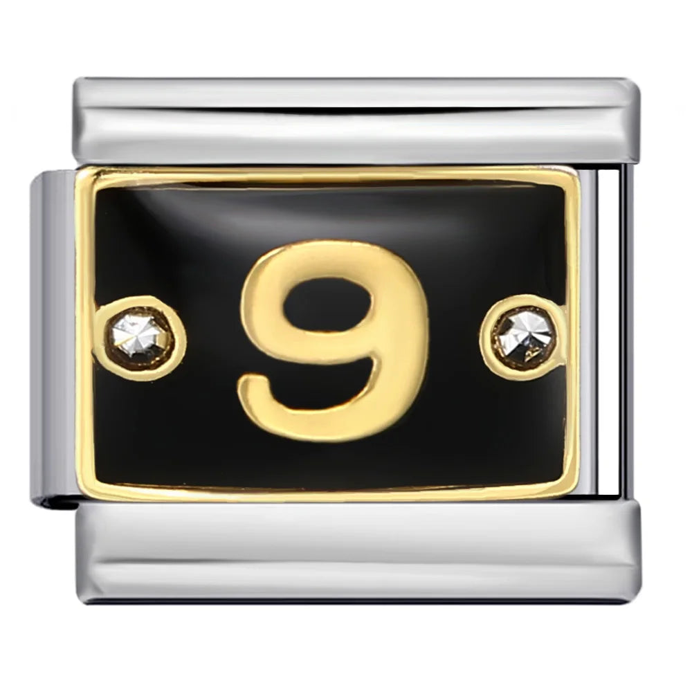 0-9 Number Italian Charm 254