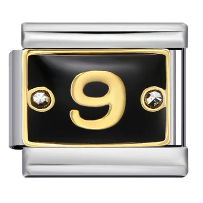 0-9 Number Italian Charm 254