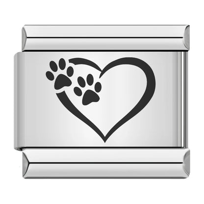 Laser Italian Charm Links 052