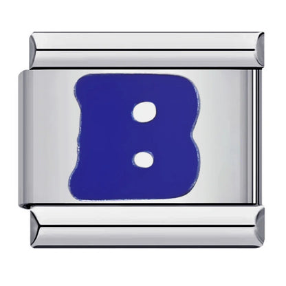 Blue Color 26 English Letters 002