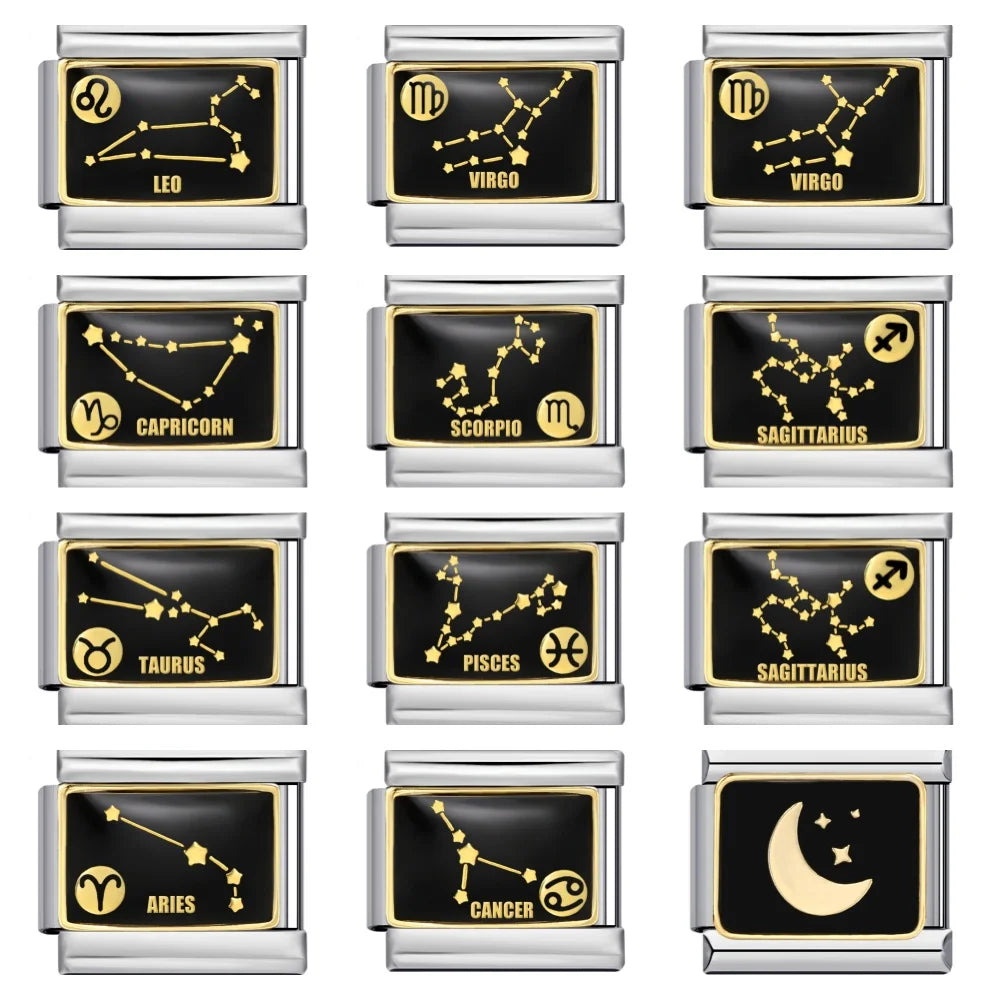 12 Constellation Italian Charm 362