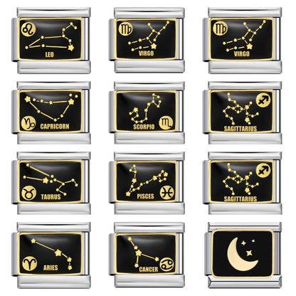 12 Constellation Italian Charm 362