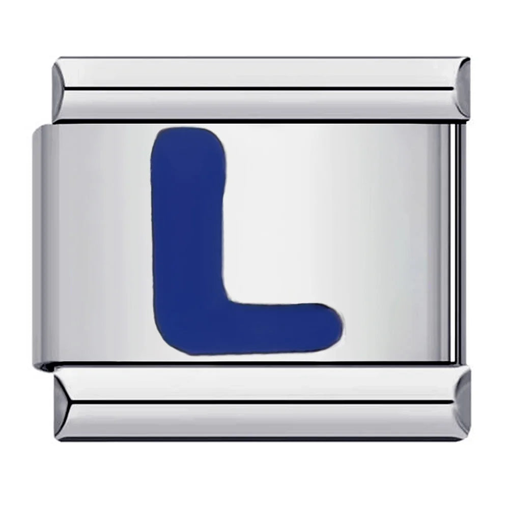 Blue Color 26 English Letters 021