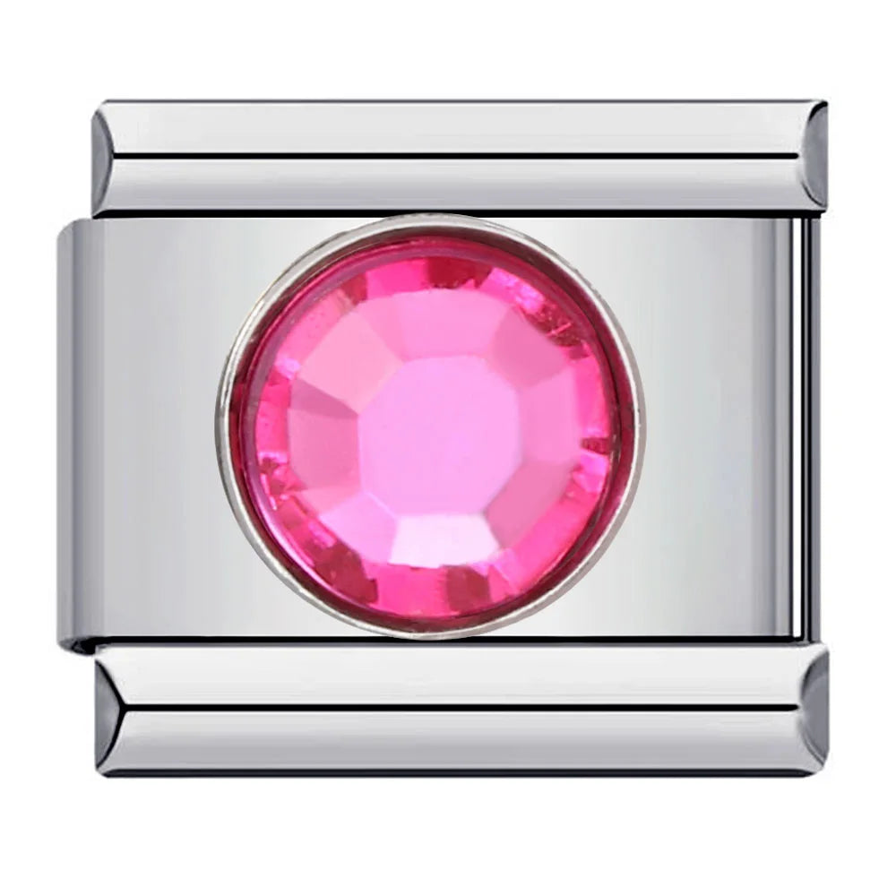 Pink Italian Charm Link 401