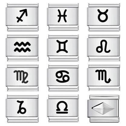 Laser Italian Charms Links 369