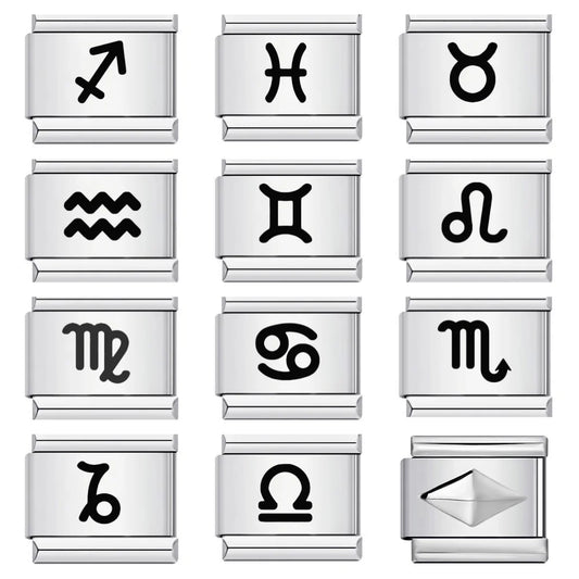 Laser Italian Charms Links 369