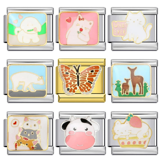 Animal Italian Charm Links 256