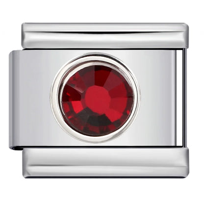 Red  0-9 Number Italian Charm 281