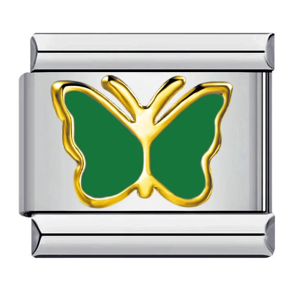 Butterfly Italian Charm Link 479