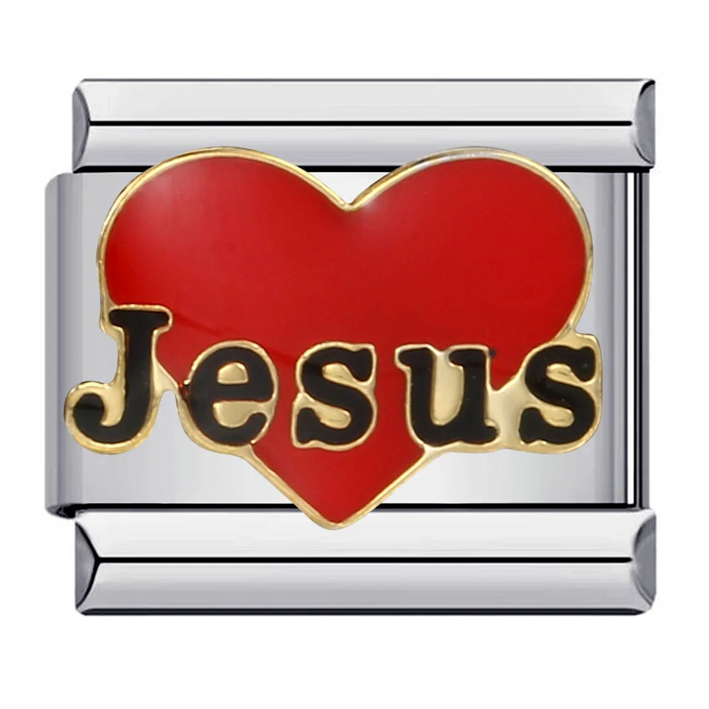 Heart Italian Charm Links 121