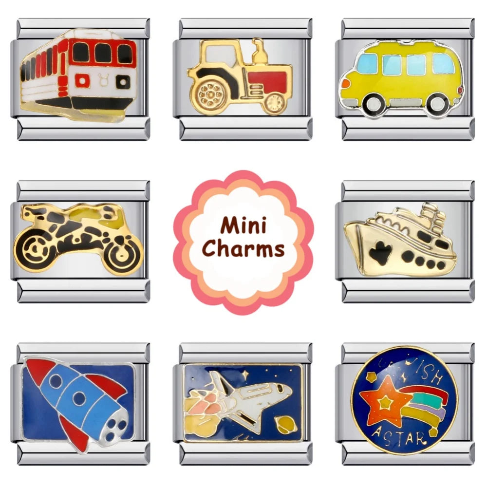 Car Italian Charms Links 089
