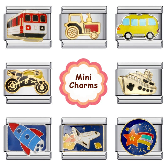 Car Italian Charms Links 089