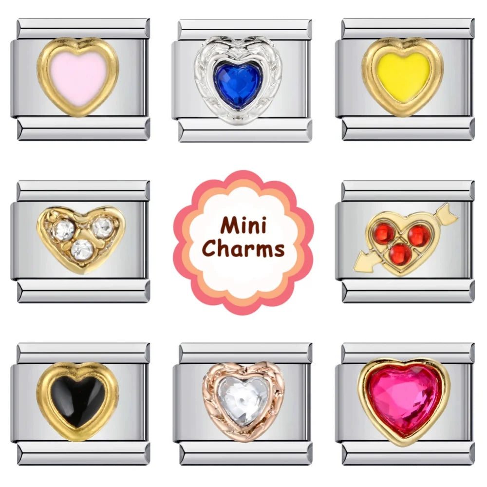 Heart Italian Charm Links 119