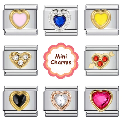 Heart Italian Charm Links 119