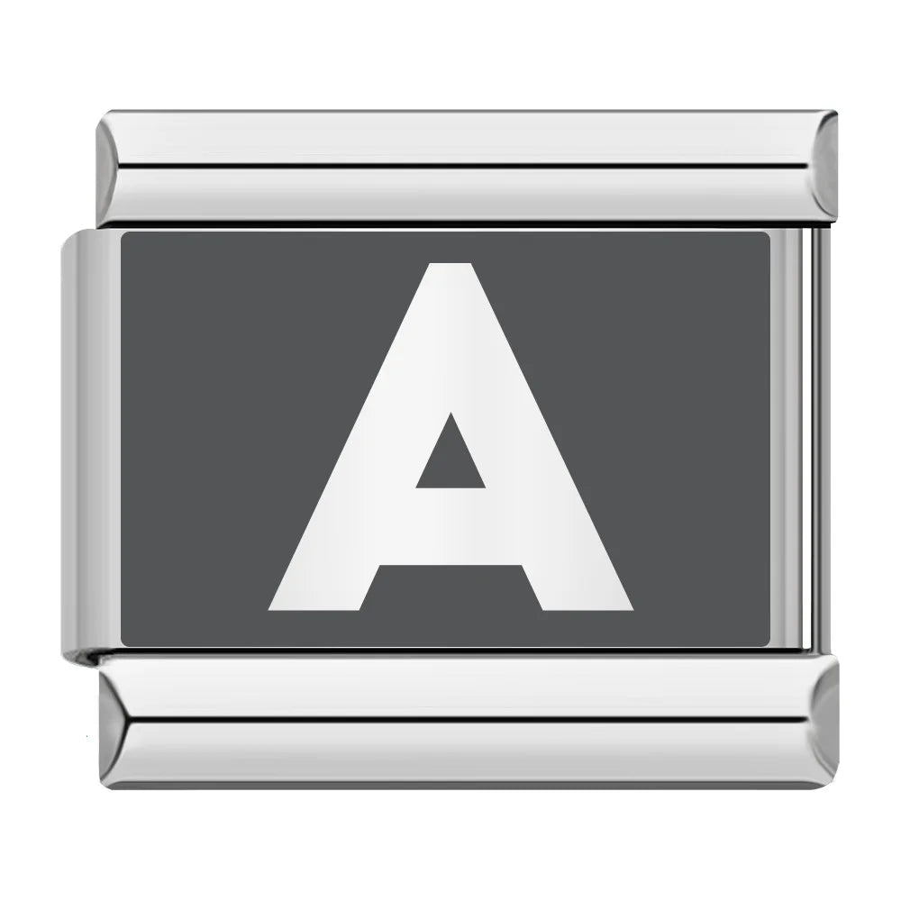 Laser 26 English Letters Charm 028
