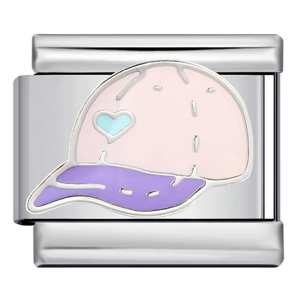 Purple Italian Charm Link 170