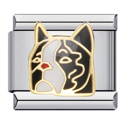 Animal Italian Charm Links 074
