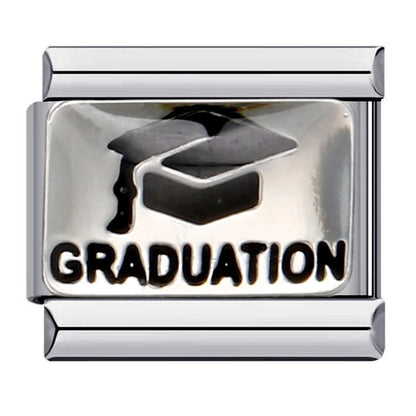 Graduation Italian Charm Link 317