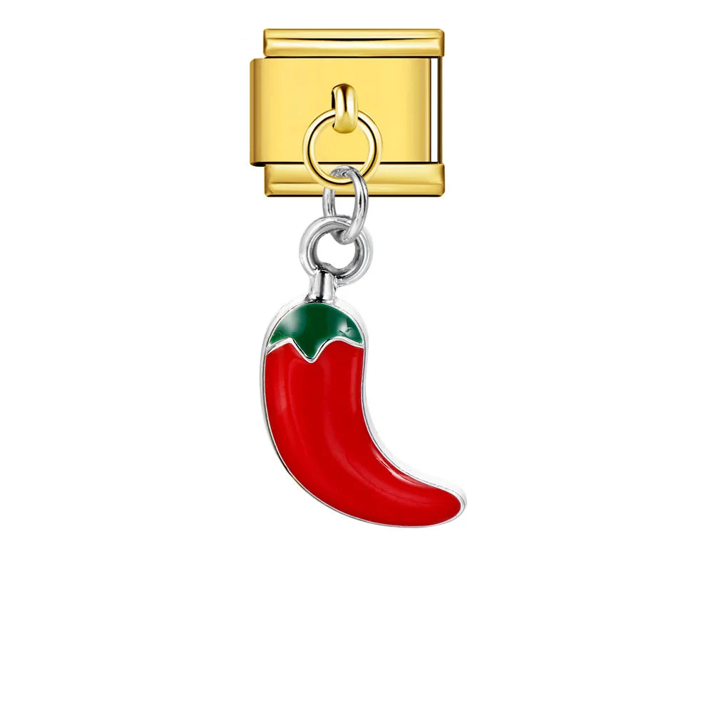 Vegetable Italian Charm Links 218