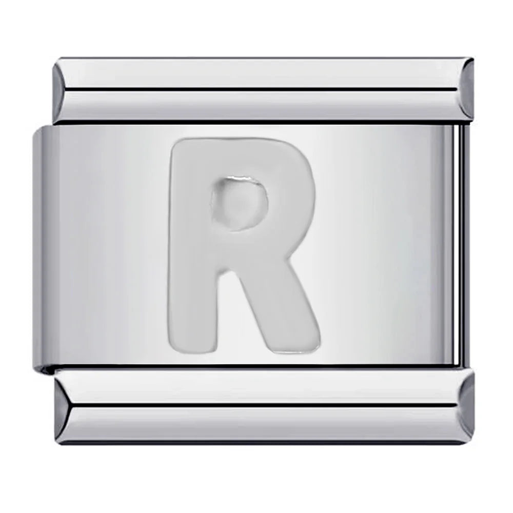 Silver Color 26 English Letters 125